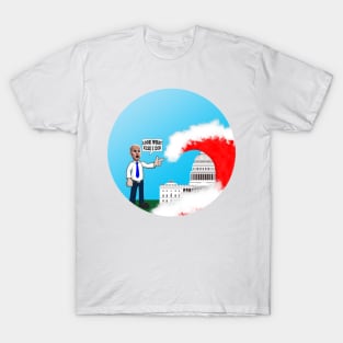 Biden Cartoon Red Wave Incoming, Look What Else I Did T-Shirt